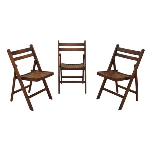 Set Of Three Pine Chairs, 1990S, Scandinavian Design, Manufacture: Denmark