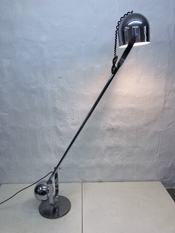 Image 1 of Adjustable floor lamp Airone Design Sergio Asti For Knoll 70s