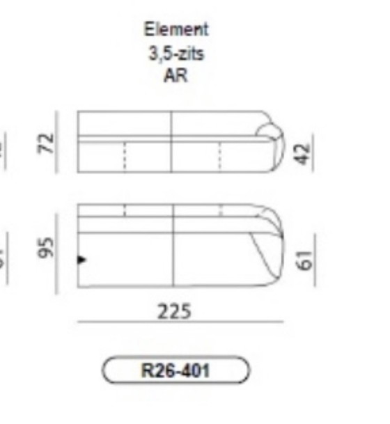 Image 1 of Leolux Pode Nivti Corner Lounge Sofa