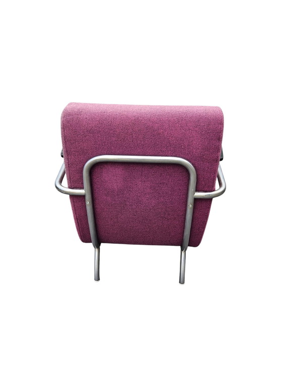 Image 1 of 2X Harvink Colombus Armchairs Tube Frame