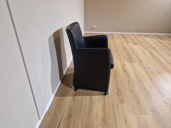 Image 1 of Bree's New World Meeting chair Dining chair black Design leather