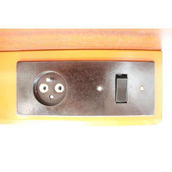 Image 1 of Vintage wall lamp in plastic lacquered metal by Pokrok Žilina, Slovakia 1970