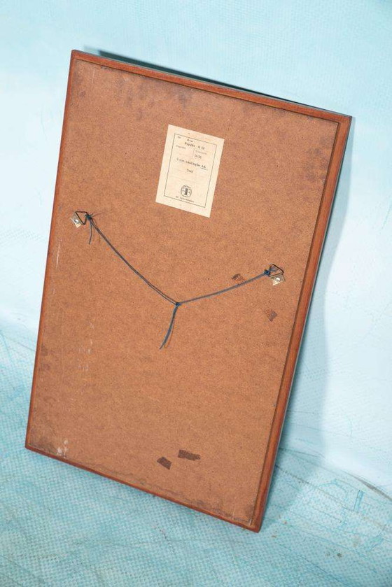 Image 1 of Specchio vintage scandinavo Froseke, specchio di metà secolo