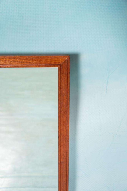 Miroir scandinave vintage Froseke, miroir du milieu du siècle