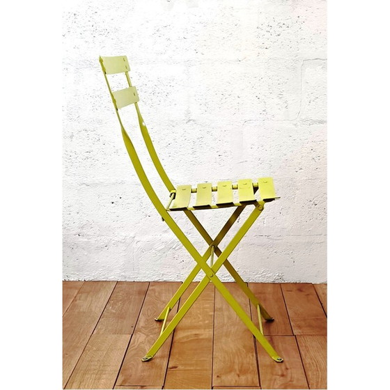 Image 1 of Vintage wrought iron garden chair