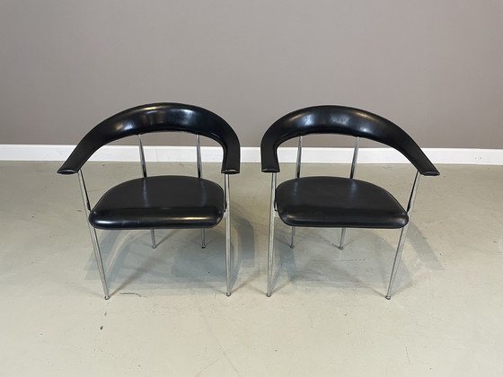 Image 1 of 2x Fasem "P40" chairs