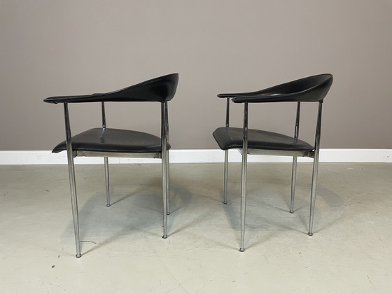 Image 1 of 2x Fasem "P40" chairs