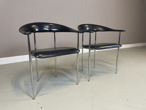 Image 1 of 2x Fasem "P40" chairs