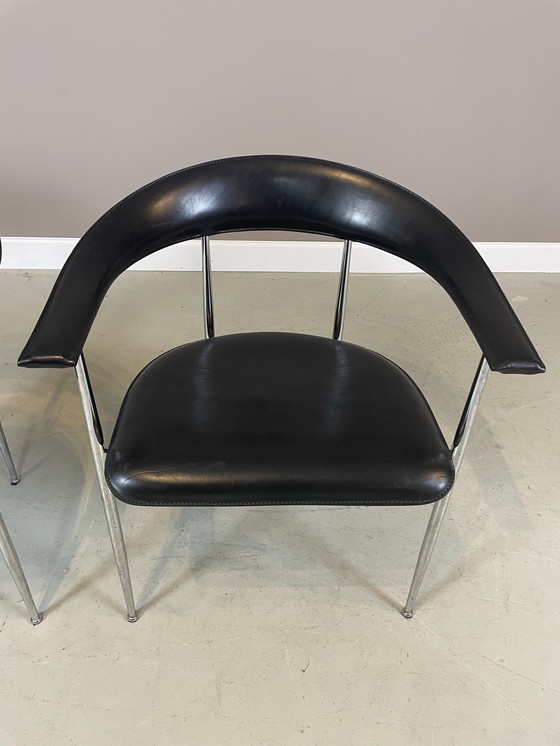 Image 1 of 2x Fasem "P40" chairs