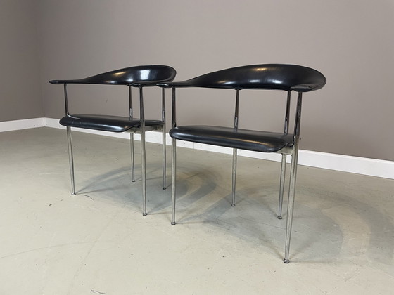 Image 1 of 2x Fasem "P40" chairs