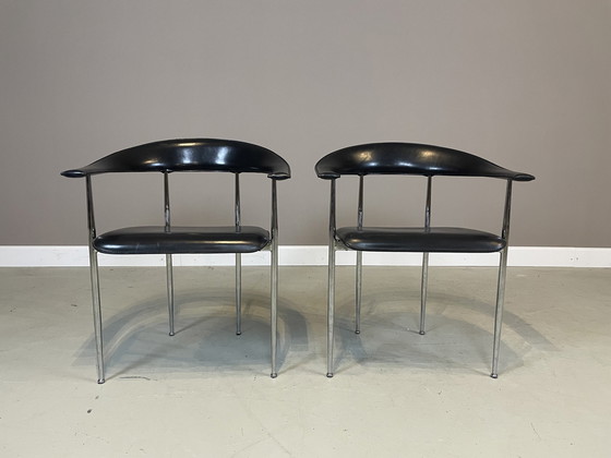 Image 1 of 2x Fasem "P40" chairs