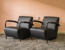 2x fauteuil Leolux Scylla