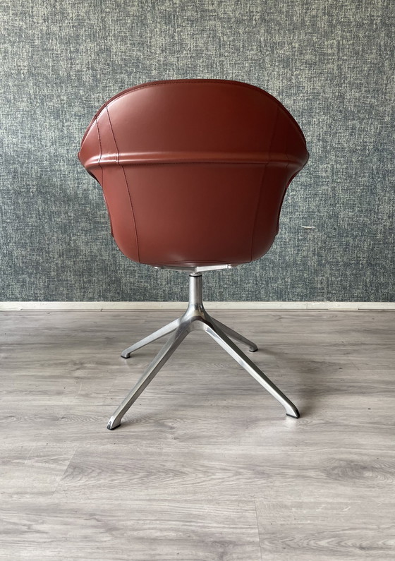 Image 1 of 2 fauteuils en cuir design italien