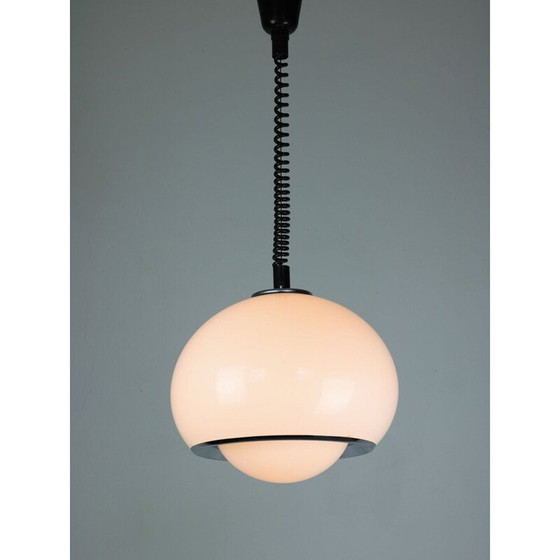 Image 1 of Vintage white bud pendant lamp by Guzzini, 1980