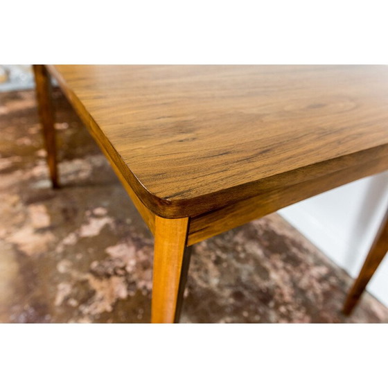 Image 1 of Mid-Century Modern Walnut Dining Table 1960's