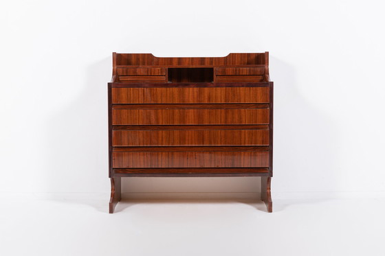 Image 1 of Commode/bureau architecturale italienne du milieu du siècle, années 1960