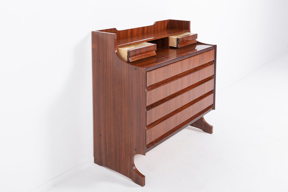 Image 1 of Commode/bureau architecturale italienne du milieu du siècle, années 1960