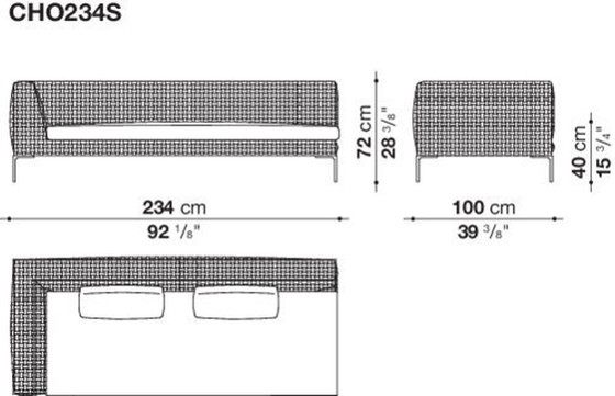 Image 1 of B&B Italia Charles Outdoor Sofa