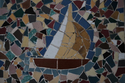 Vintage Mosaic Side Table.