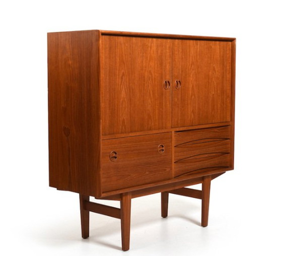 Image 1 of Danish Teak Cabinet attributed to N.C. Møbler, 1960s