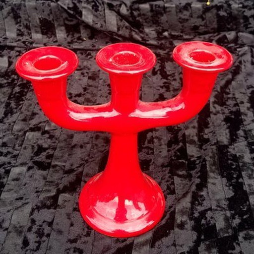 Red Tree Candle Stand By Märta Grunditz For Guldkroke