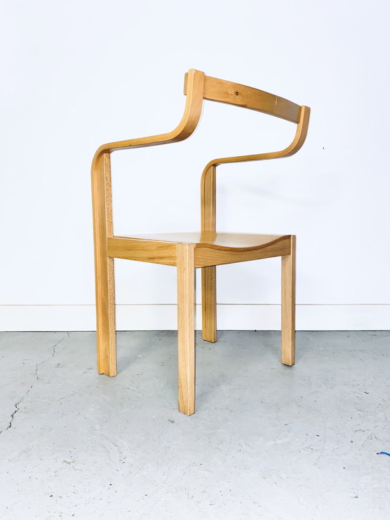 Image 1 of Sedia di design in legno vintage di Enraf Nonius Delft
