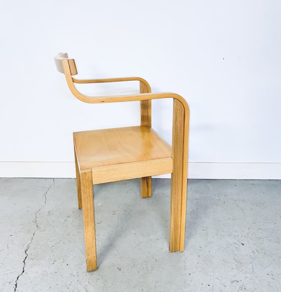 Image 1 of Sedia di design in legno vintage di Enraf Nonius Delft