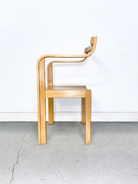 Image 1 of Sedia di design in legno vintage di Enraf Nonius Delft