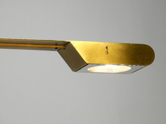 Image 1 of Très grande lampe de table halogène italienne unique des années 1980 au design postmoderne