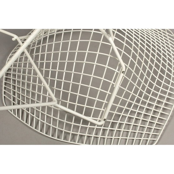 Image 1 of White Diamond Chair in the style of Bertoia for Knoll, 1983