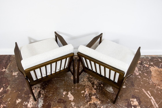 Image 1 of Pair of Armchairs B-7522 by Zenon Bączyk, Poland, 1960s