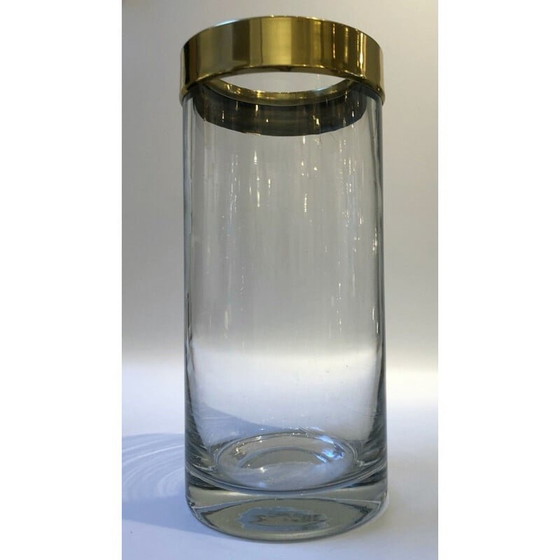 Image 1 of Vaso e posacenere vintage di Carlo Nason per Mazzega anni '70