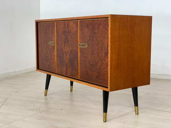 Image 1 of Mid century sideboard cabinet chest of drawers vintage