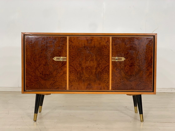 Image 1 of Mid century sideboard cabinet chest of drawers vintage