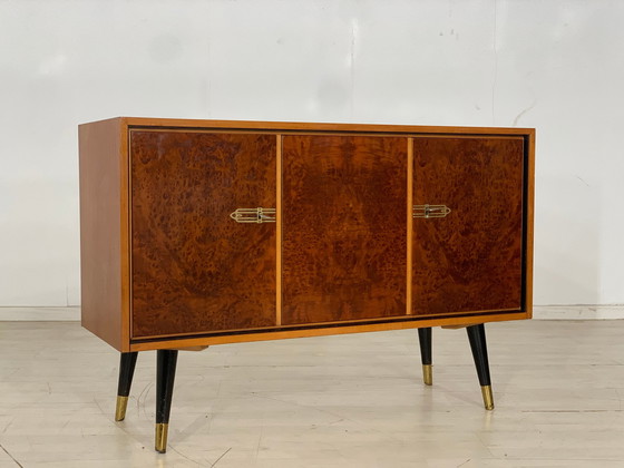 Image 1 of Mid century sideboard cabinet chest of drawers vintage