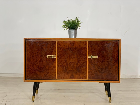 Image 1 of Mid century sideboard cabinet chest of drawers vintage