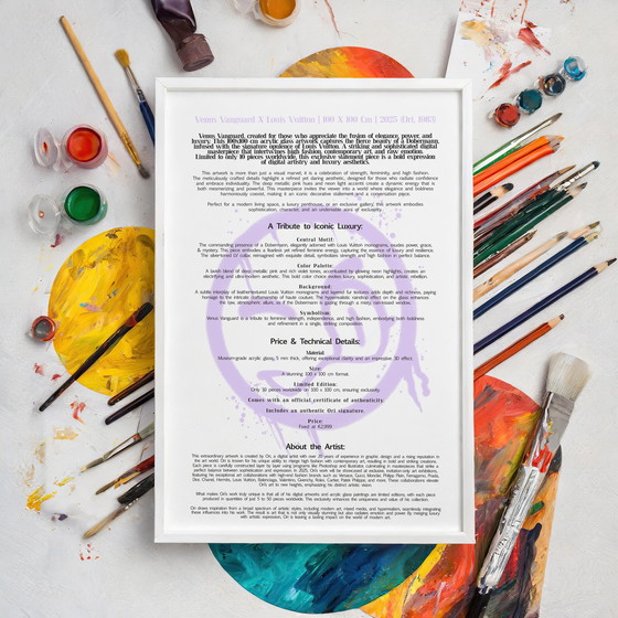 Image 1 of Venus Vanguard X Louis Vuitton | 100 X 100 Cm | 2025 (Ori, 1983)