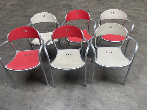 6x Arper Pamplona chair