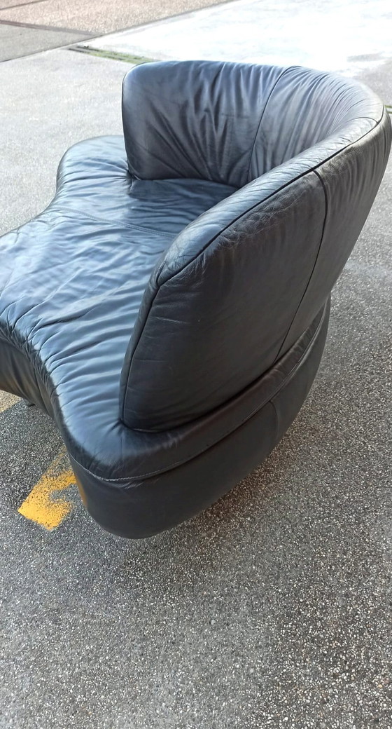 Image 1 of Leren Bankje /  Loungebankje / Loveseat