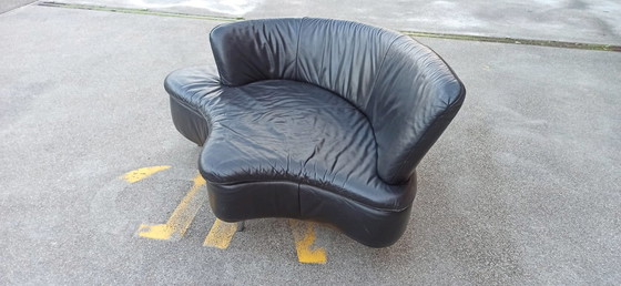 Image 1 of Leren Bankje /  Loungebankje / Loveseat