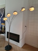 Vintage arc lamp with dimmer