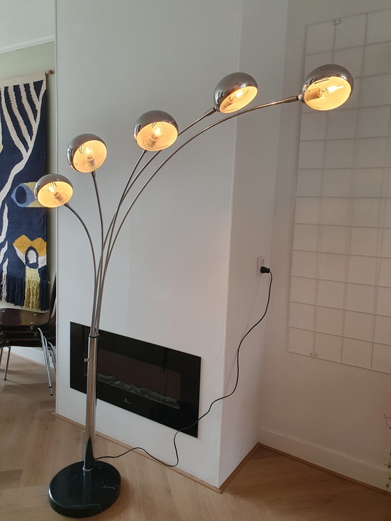 Image 1 of Lampe à arc vintage avec variateur