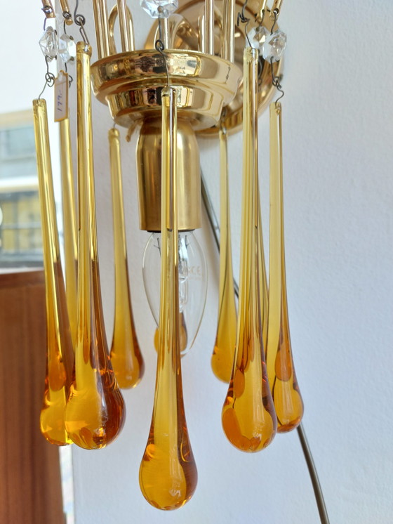 Image 1 of Lampada da parete vintage a goccia