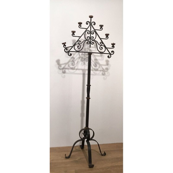 Image 1 of Vintage floor lamp with 7 arms, 1940