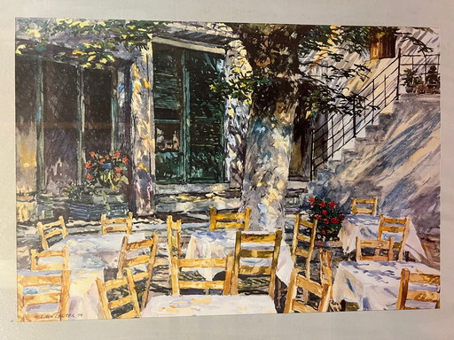 Watercolor By Luc Van Cauter