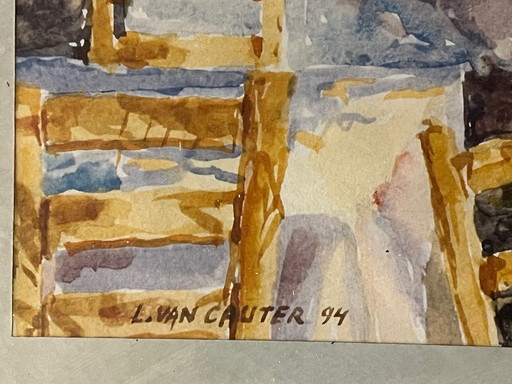 Watercolor By Luc Van Cauter