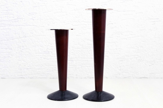 Image 1 of Pair of candle holders from the 60s