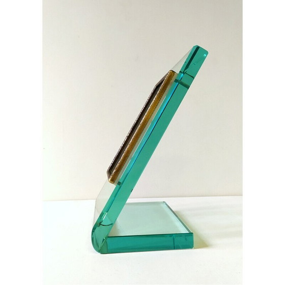 Image 1 of Cornice portafoto in cristallo vintage di Pietro Chiesa per Fontana Arte, 1940