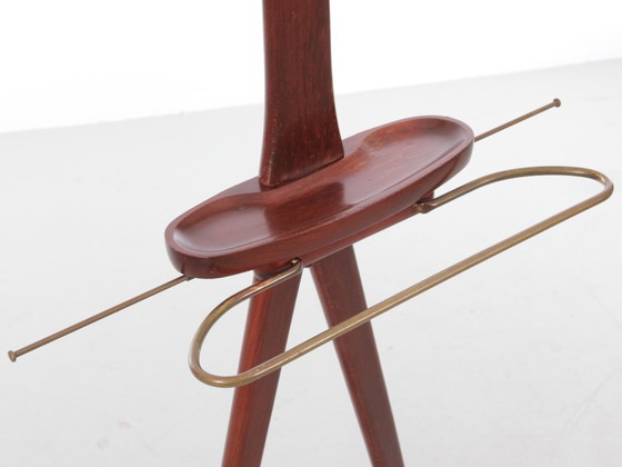 Image 1 of Large Mahogany-stained Beech Valet