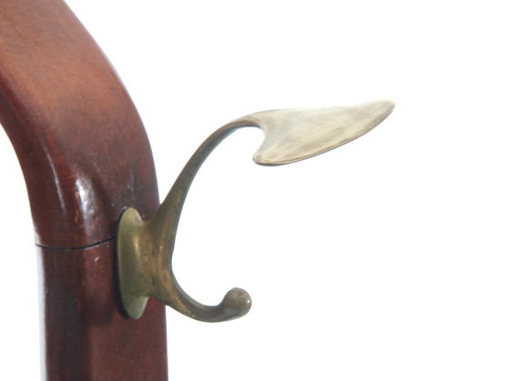 Image 1 of Large Mahogany-stained Beech Valet